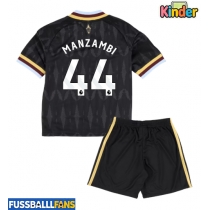 Aston Villa Johan Manzambi #44 Auswärts Trikotsatz Kinder 2026-27 Kurzarm (+ Kurze Hosen)
